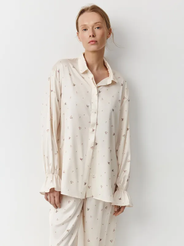 Рубашка женская, с длинным рукавом, Roldia, image-0