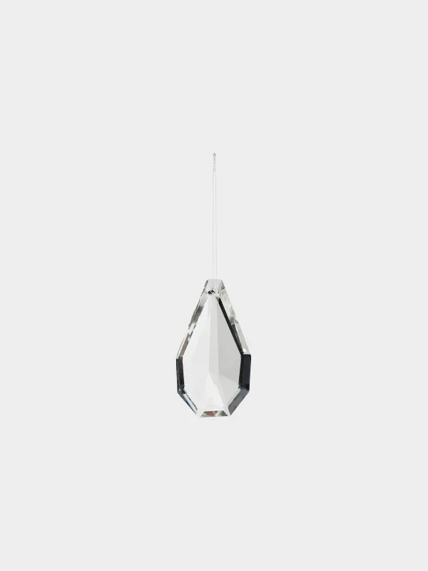 Игрушка елочная, 4х8 см, Кристалл, Ice crystal, image-0