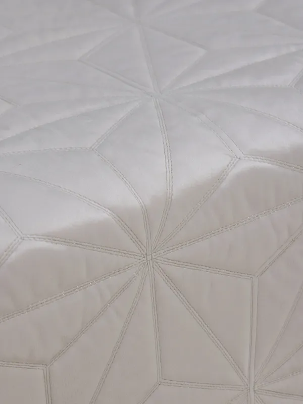 Покрывало, 220х240 см, стеганое, вельвет/микрофибра, бежевое, Toulouse, Stitch velvet, image-2