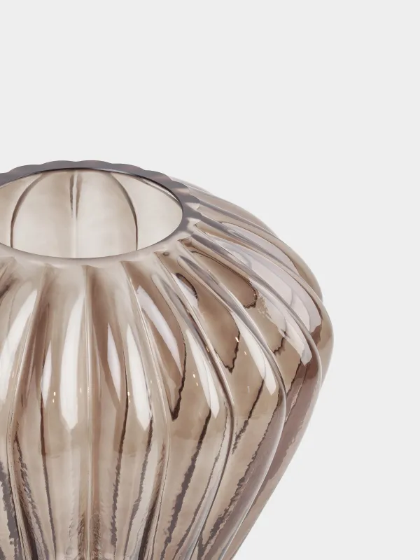 Ваза для цветов, 27 см, стекло, Ribedic, image-2