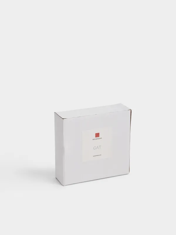 Держатель для украшений, 10 см, полирезин, золотисто-молочный, Кот, Cat, image-4