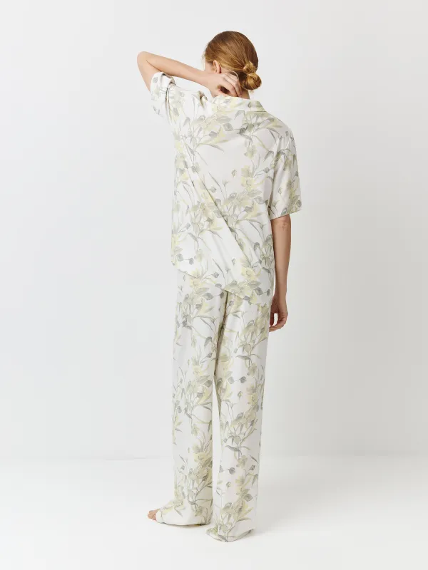 Рубашка женская, с коротким рукавом, Leksli, image-3