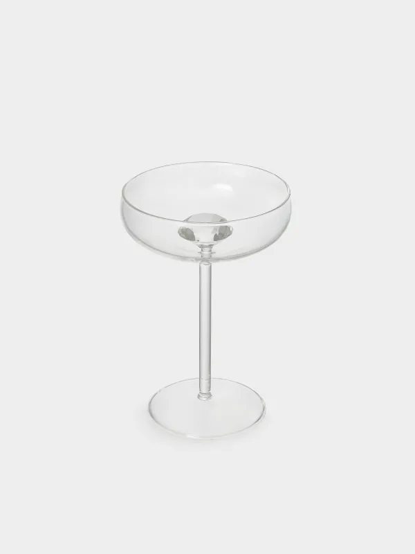 Бокал-креманка для шампанского, 220 мл, стекло Б, Кристалл, Crystal shape, image-1