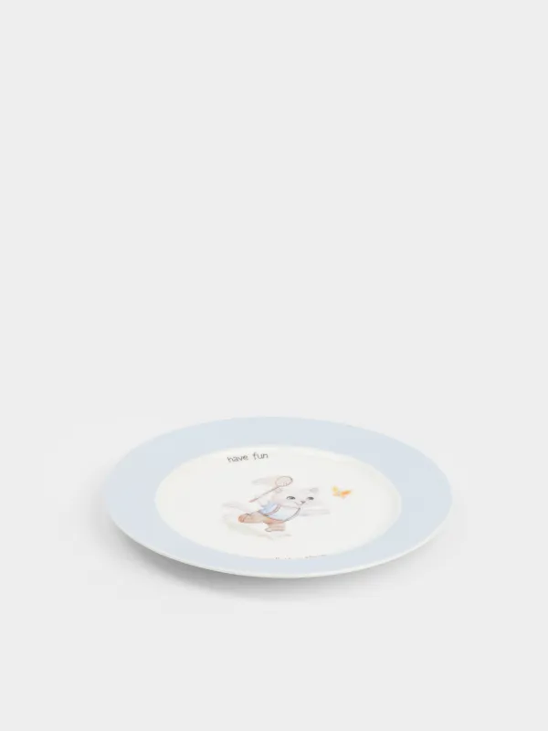 Тарелка закусочная, 19 см, Кот и бабочка, Ideas life, image-2