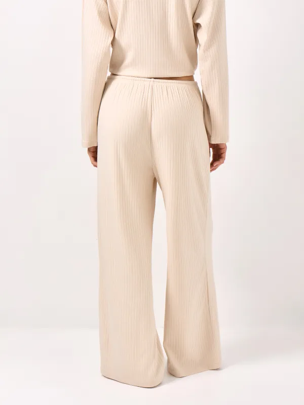 Брюки домашние, песочные, Camaria, image-3