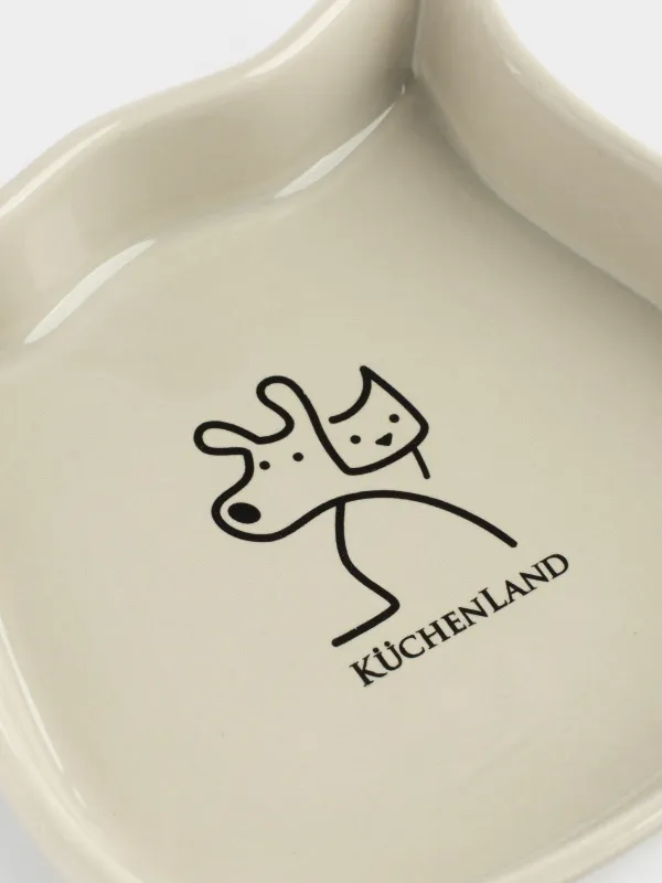 Миска для животных, 15х14 см, 250 мл, керамика D, серая, Кот, Whiskers, image-8