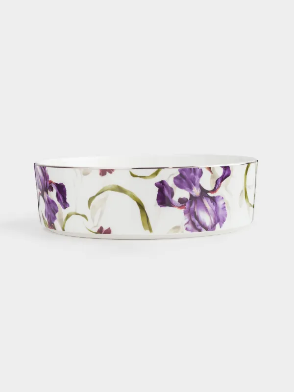 Блюдо, 20х6 см, с бортами, Ирис, Antarctica Flowers, image-0