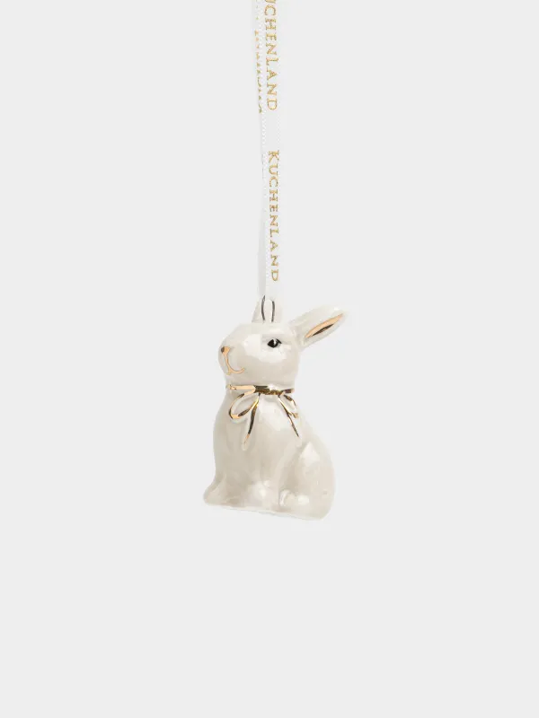 Подвеска декоративная, 5 см, Rabbit gold, image-1