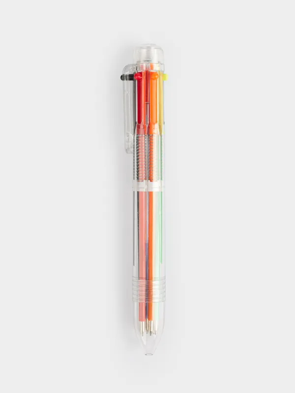 Ручка шариковая, многоцветная, 6 цветов, Draw, image-1