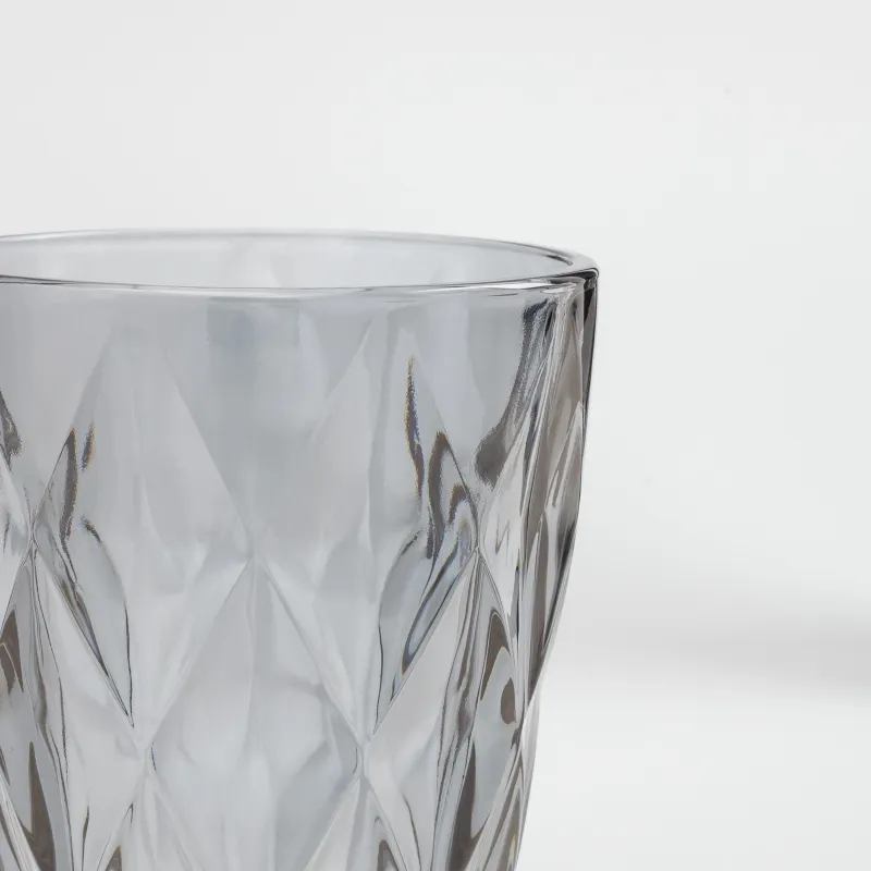 Стакан, 10 см, 270 мл, 6 шт, стекло Р, серый, Rhomb color, image-6