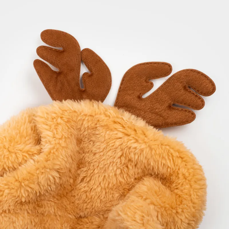 Комбинезон для животных, полиэстер, бежевый, Олень, Christmas pet, image-2