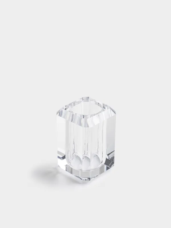 Стакан для ванной комнаты, 11 см, Грани, Shower Crystal Glance, image-1