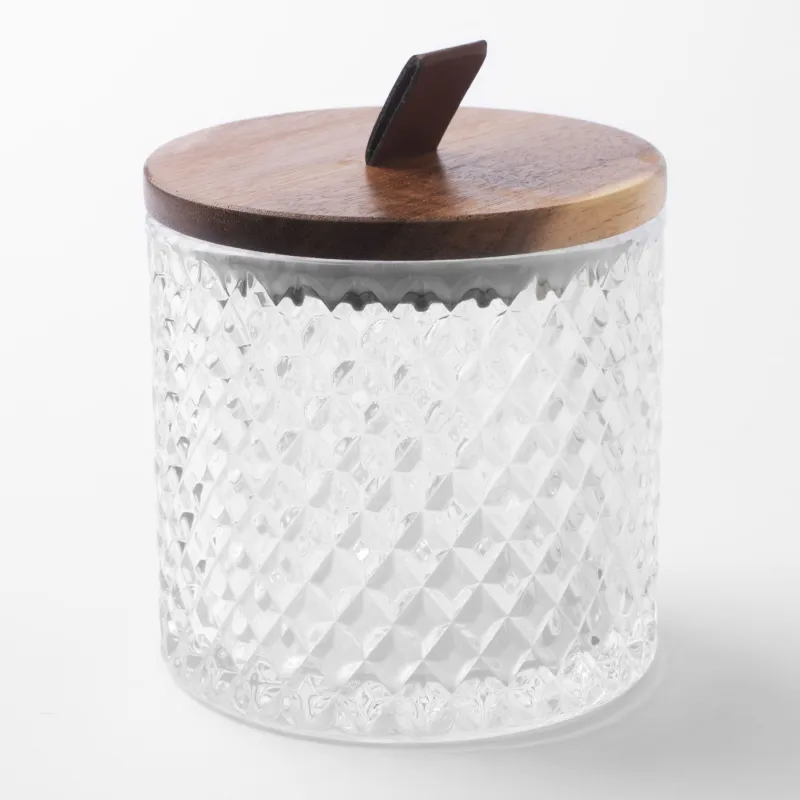 Конфетница, 11х11 см, с крышкой, стекло Р/дерево, Naiad