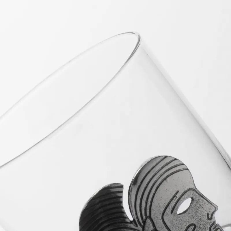 Стакан для виски, 10 см, 340 мл, стекло/металл, серебристый, Близнецы, Zodiac, image-3