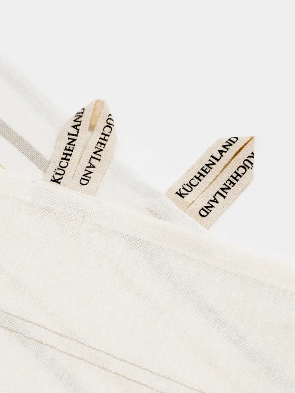 Полотенце кухонное, 40х60 см, 2 шт, хлопок, молочное, Лошадь/Полосы, Horse kitchen, image-2