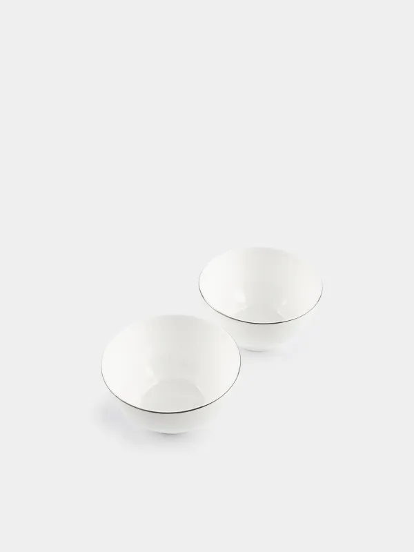 Пиала, 12х6 см, 2 шт, Ideal silver, image-1