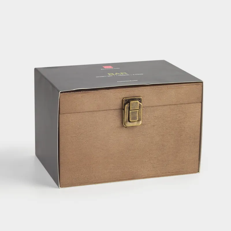 Набор для виски, 1 перс, 5 пр, в коробке, стакан/кубики/подставка, стекло/мрамор/сланец, Bar, image-6