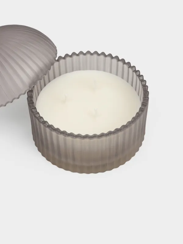 Свеча ароматическая, 11x13 см, в подсвечнике, Leather Incense, Incense, image-3