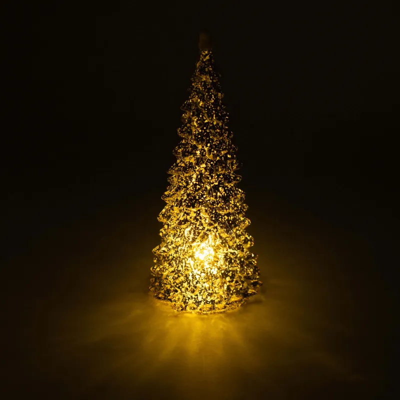 Статуэтка с подсветкой, 18 см, Сияющая ель, Patina, image-5