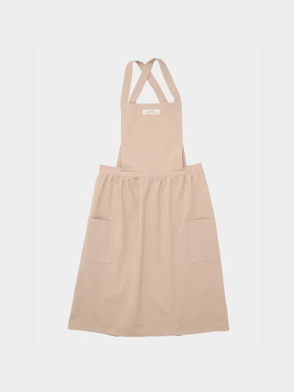 Фартук-платье, 79х88 см, хлопок, бежевый, Vintage kitchen, image-0