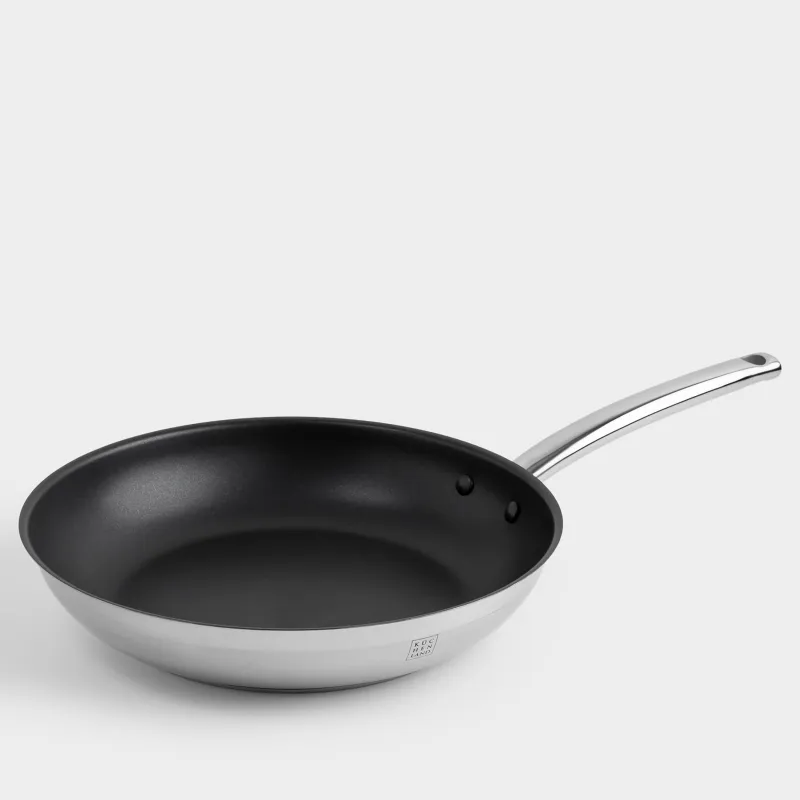 Сковорода, 28 см, с покрытием, сталь, Silver Stone