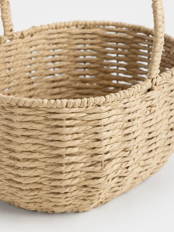 Корзина для хранения, 24х19х31 см, с ручкой, Braided, image-2