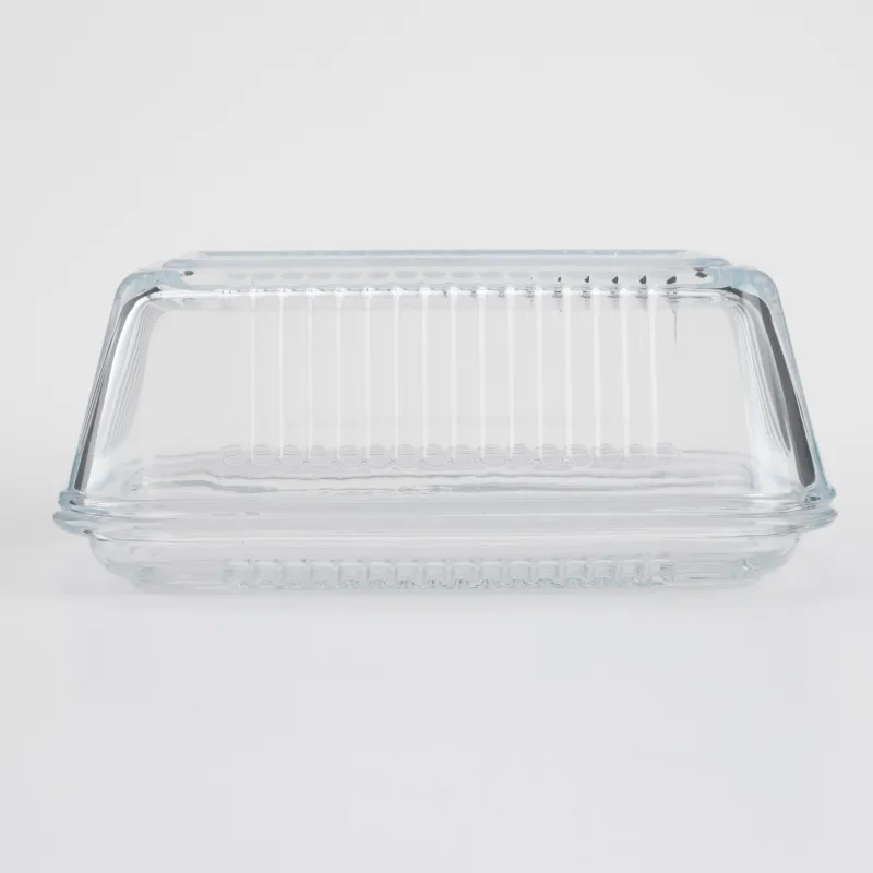 Масленка, 17 см, стекло Р, прямоугольная, Ribby, image-1