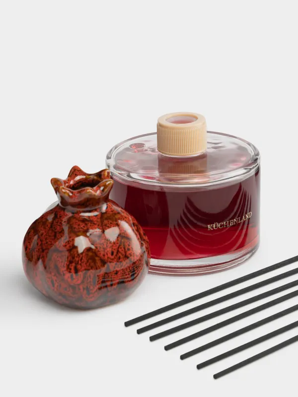 Ароматический диффузор, 230 мл, Amber smoke, Гранат, Winter Pomegranate, image-2