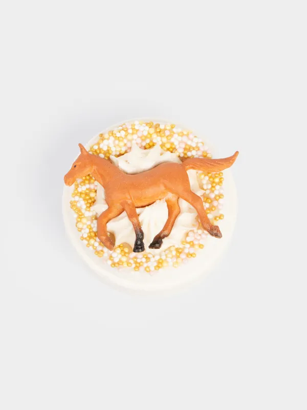 Бомбочка для ванны, 130 гр, с игрушкой, в ассортименте, Кокос, Лошадка, Friends spa, image-0