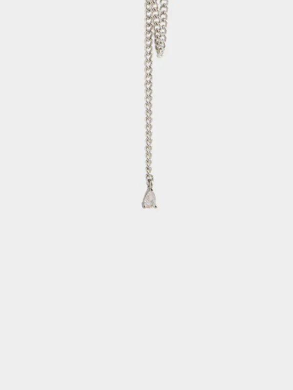 Серьга-кафф, с подвеской, Змея, Jewelry snake, image-2