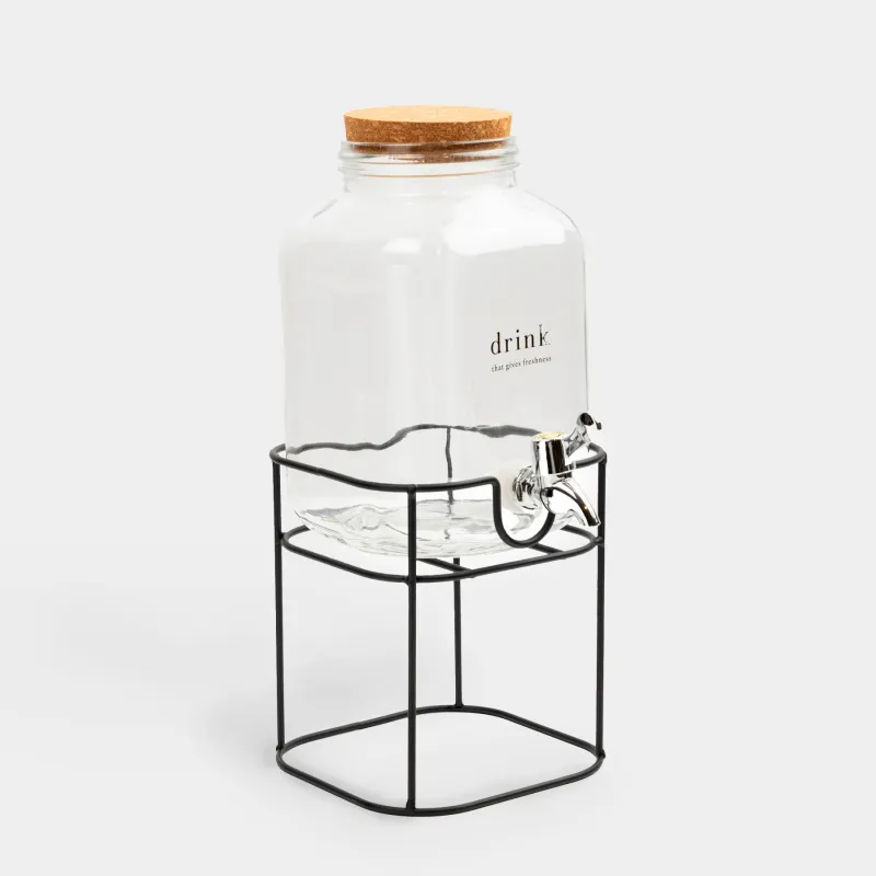 Диспенсер для напитков, 3 л, Clear font