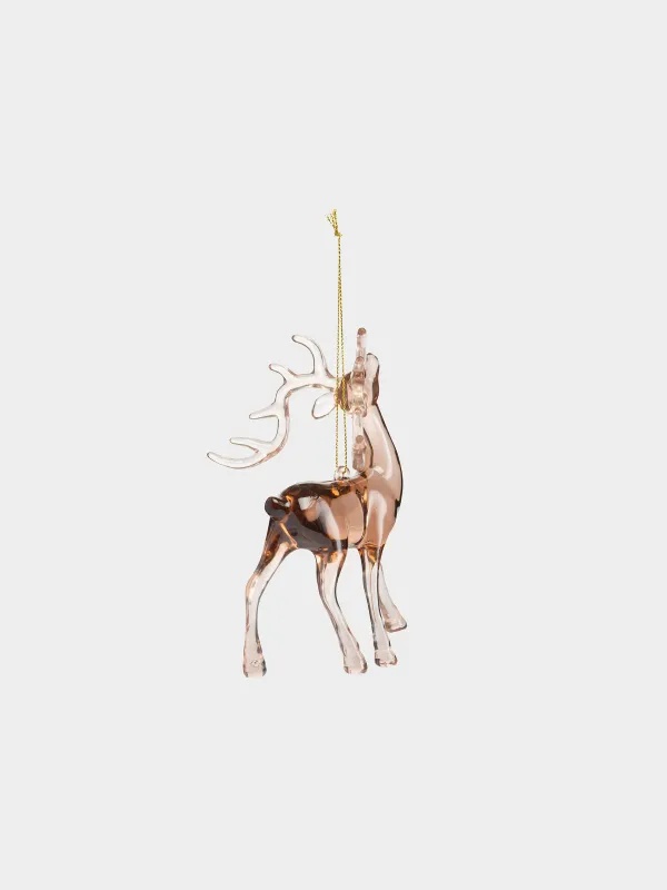 Игрушка елочная, 14 см, Олень, Figure crystal, image-1