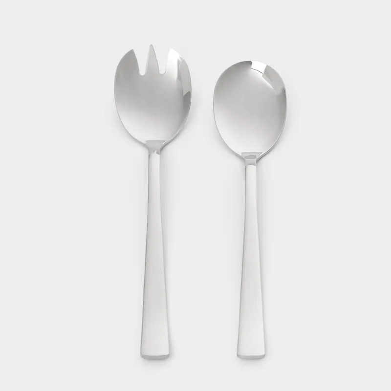Приборы для сервировки салата, 24 см, 2 пр, ложка/вилка, сталь, Brugge