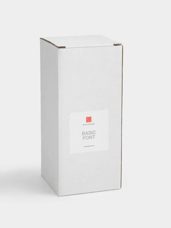 Контейнер для ватных дисков, 7х20 см, с крышкой, пластик, Basic font, image-4