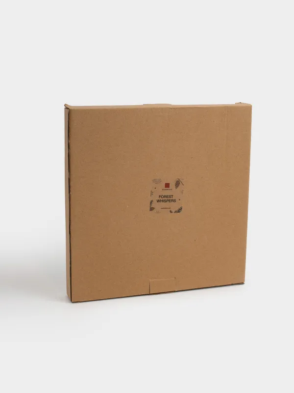 Блюдо, 26 см, керамика, зеленое, Шишки на еловых ветках, Forest whispers, image-5