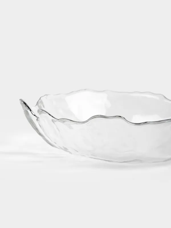 Салатник, 19х15 см, с серебристым кантом, Nautilus silver, image-3