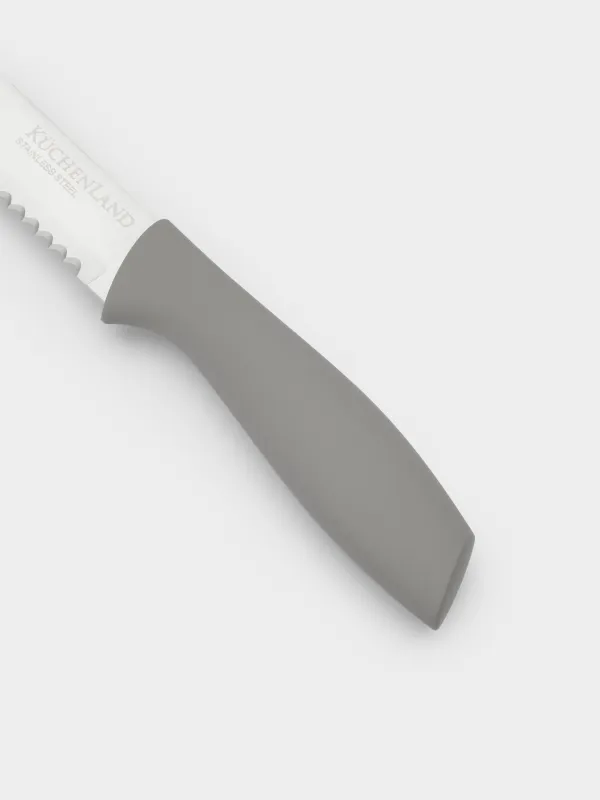 Набор ножей, 5 предметов, в подставке, Grey steel, image-4