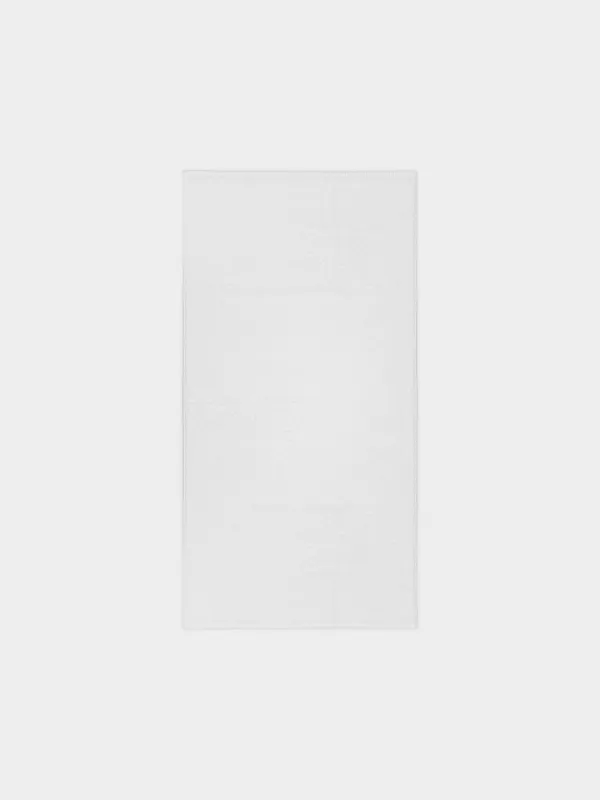 Полотенце, 70х140 см, хлопок, белое, Terry cotton, image-1
