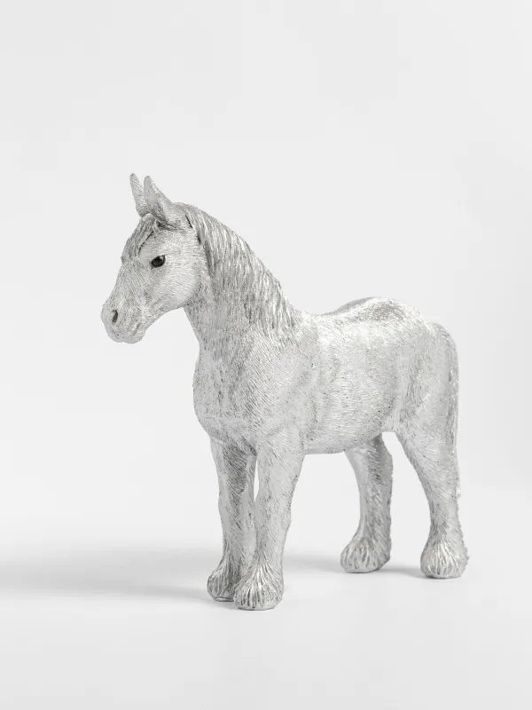 Статуэтка, 16х15 см, Лошадь, Horse silver, image-0