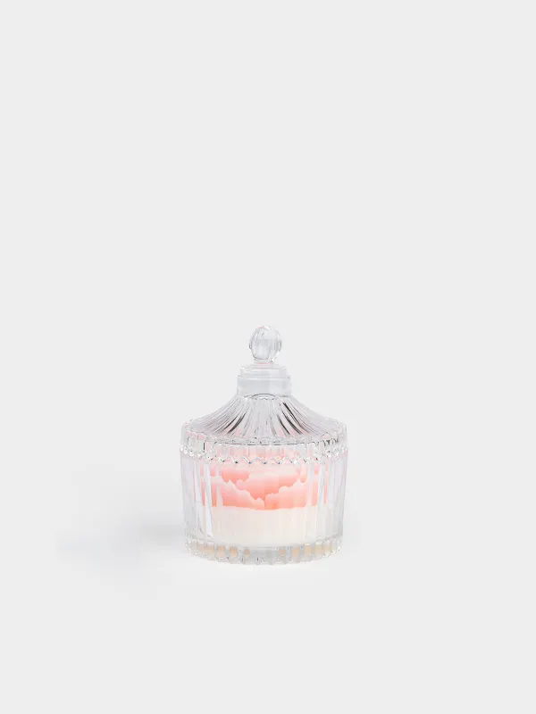 Свеча ароматическая, 6х9 см, в подсвечнике, Blue Bell, Роза, Rose, image-0