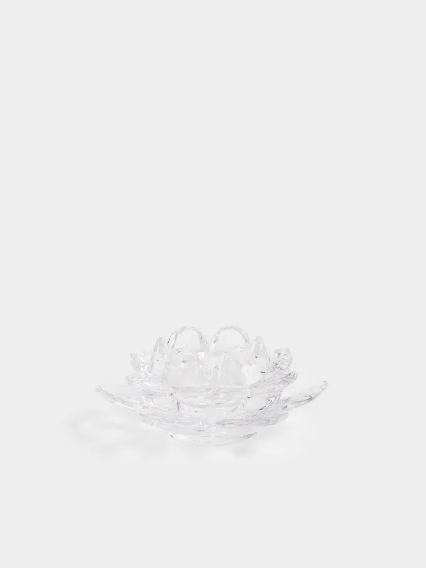 Подсвечник, 12x5 см, для чайной/тонкой свечи, Лотос, Lotus, image-0