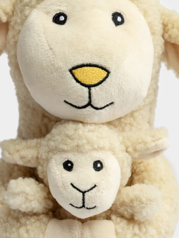 Игрушка, 35 см, мягкая, Овечка с ягненком, Lamb toy, image-1