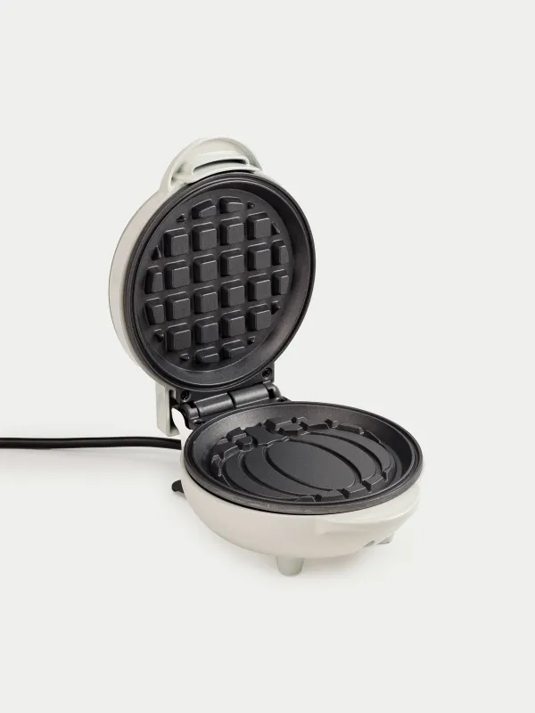 Вафельница, электрическая, 550 Вт, бакелит/металл, молочная, Тыква, Vintage kitchen, image-2