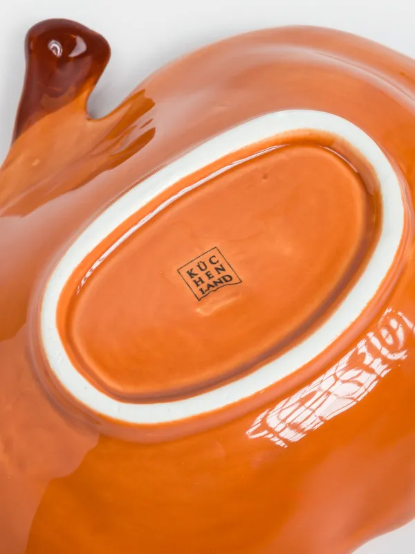 Салатник, 21х6 см, 480 мл, керамика, оранжевый, Тыква, Forest symphony, image-4