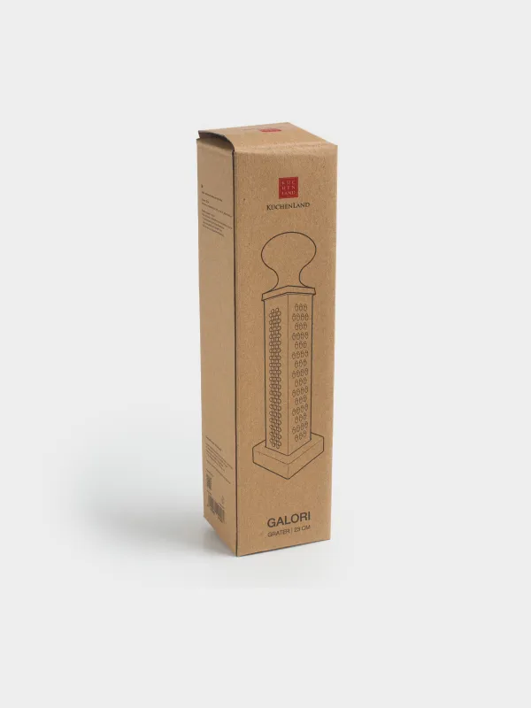 Терка, 23 см, на подставке, четырехгранная, сталь/пластик/дерево, Galori, image-7