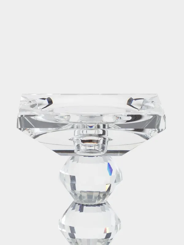 Подсвечник, 15 см, для цилиндрической/тонкой свечи, Lux crystal, image-3