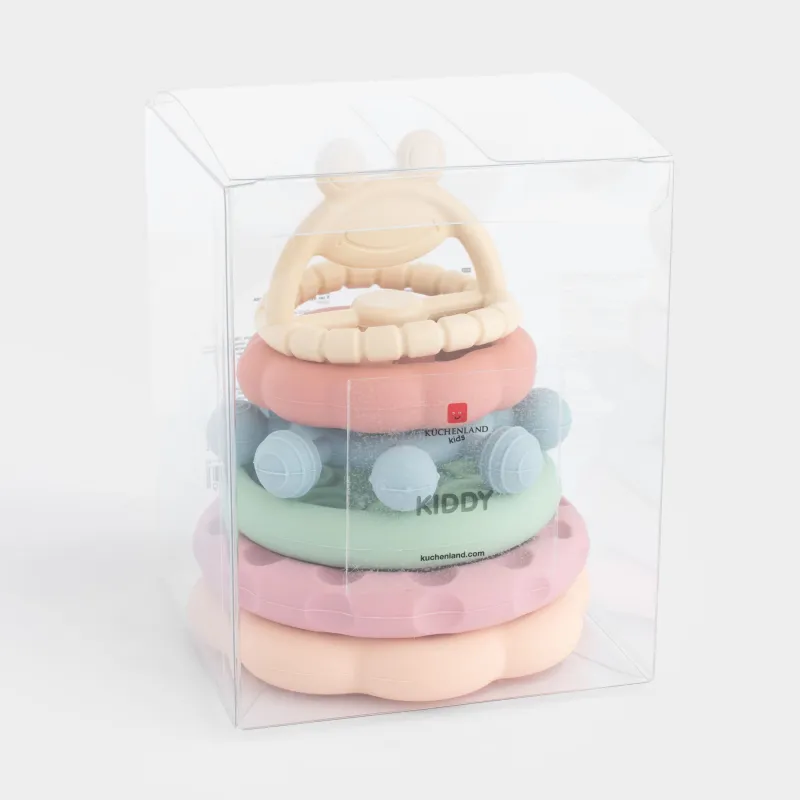 Игрушка развивающая, 11 см, Пирамидка фигурная, Kiddy, image-5