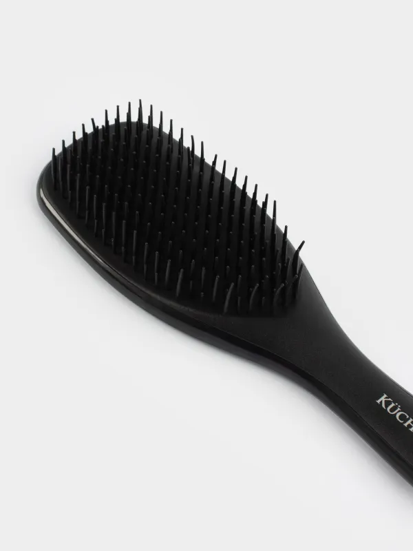 Расческа массажная для волос, 23 см, пластик, черная, Nano, image-5
