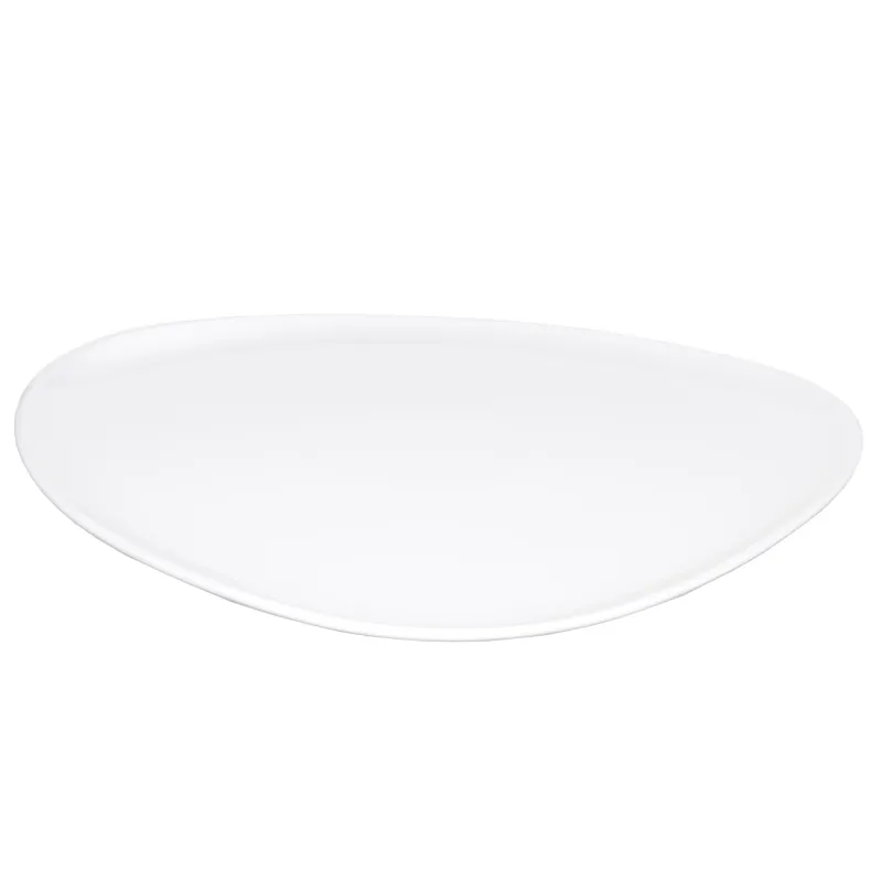 Тарелка обеденная, 27х25 см, фарфор P, белая, Synergy, image-1