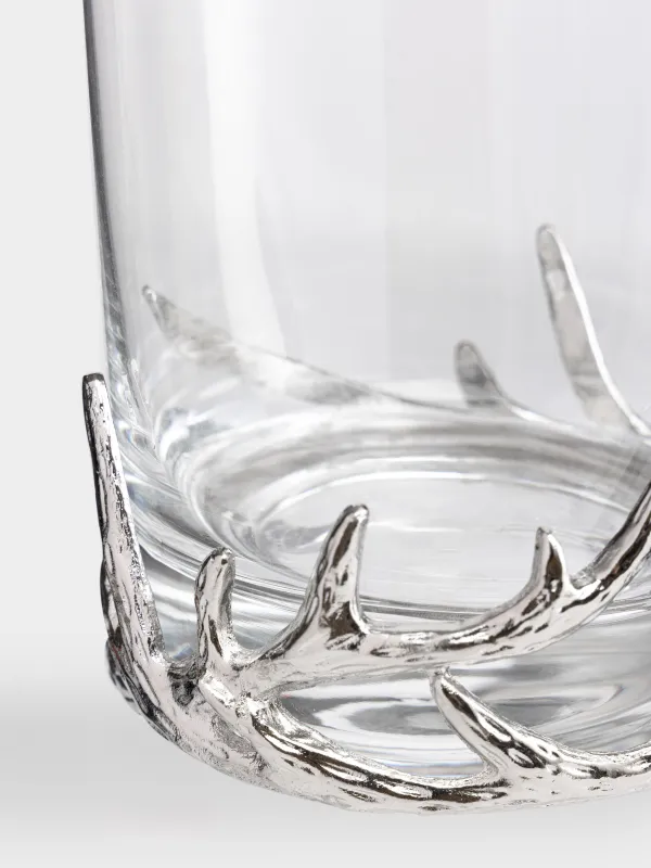 Стакан для виски, 350 мл, Рога оленя, Deer silver, image-1